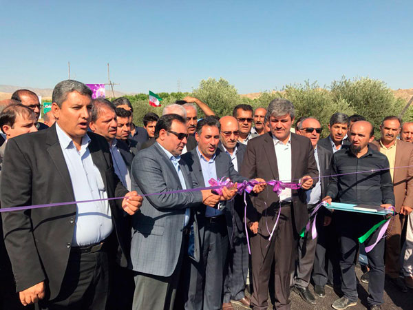 افتتاح تقاطع غیرهم سطح باشت و ۲۵ کیلومتر از باند دوم بزرگراه بابامیدان- گچساران- بهبهان