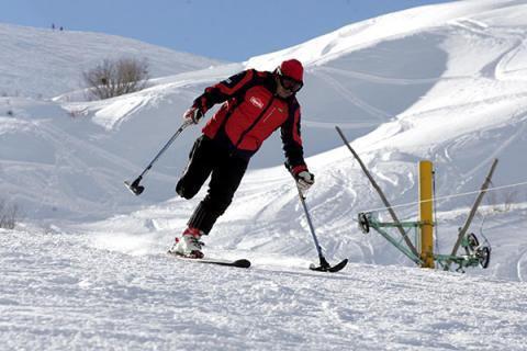 خداحافظي باسابقه ترين پارا اسکي باز ايران