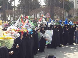 تشییع پیکر شهدای گمنام دفاع مقدس در نوشهر