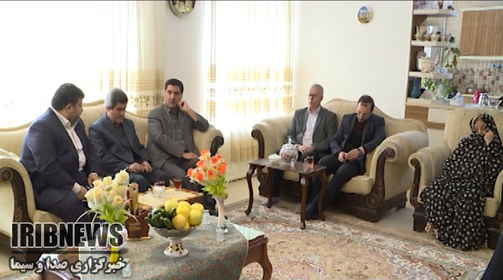 دیداربادوخانواده شهید مهابادی