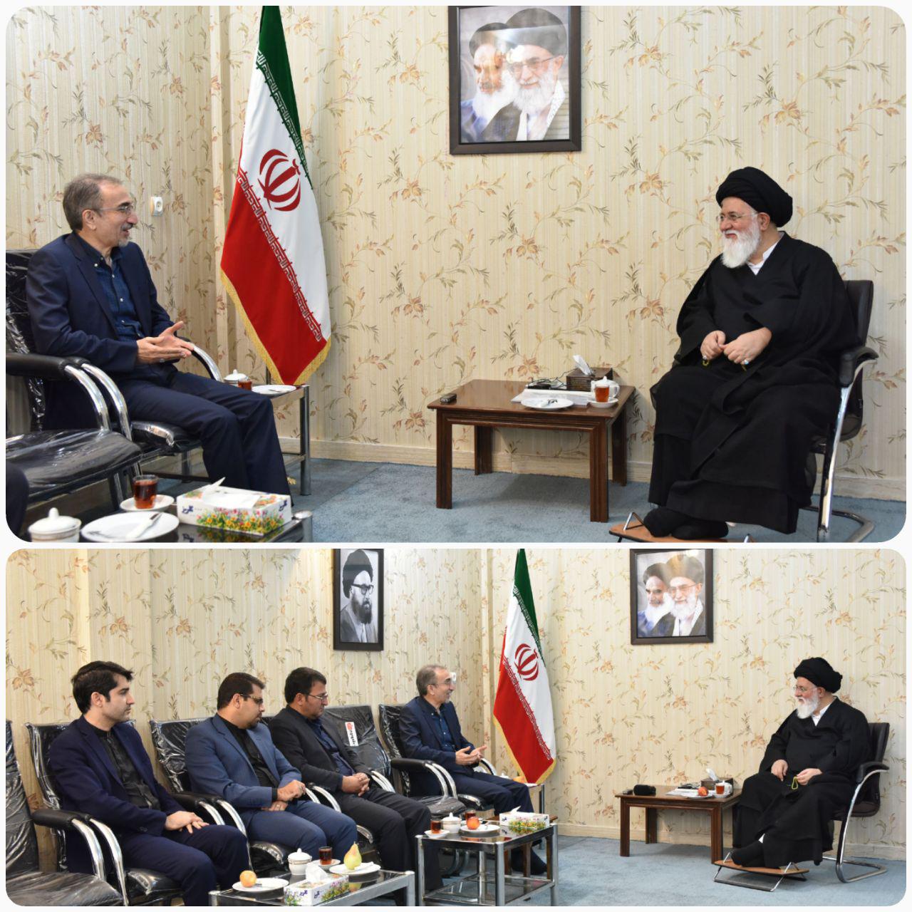 دیدار شهردار مشهد مقدس با نماینده ولی‌فقیه در خراسان رضوی