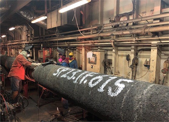 تکمیل عملیات لوله‌گذاری دریایی فازهای ٢٢ تا ٢۴ پارس جنوبی