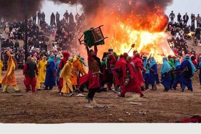 برگزاری آیین سنتی مذهبی «خیل عرب»