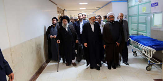 عیادت از مجروحان حادثه تروریستی