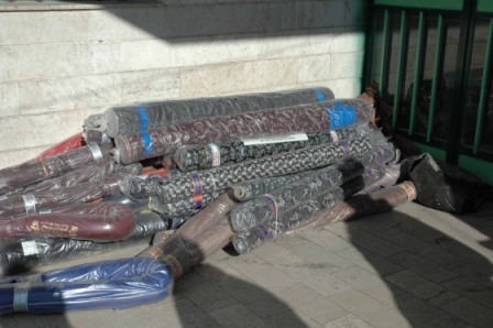 کشف 247 طاقه پارچه خارجی قاچاق در اصفهان