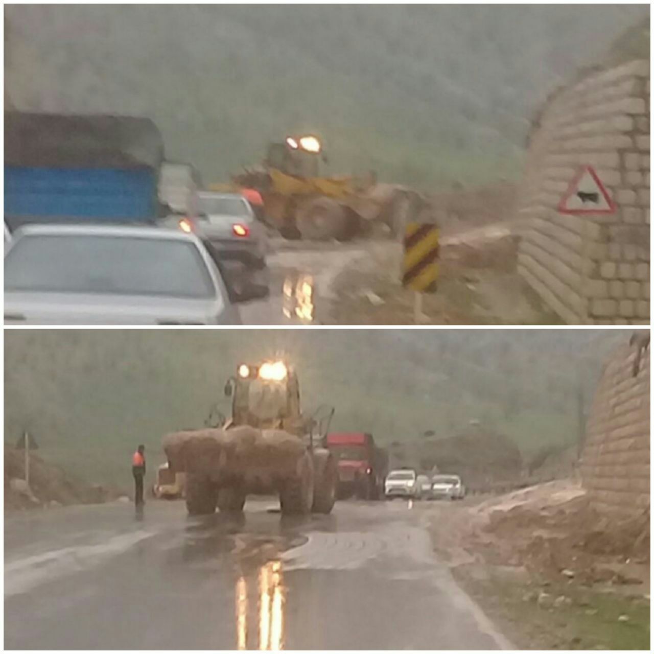 ریزش برداری 80 نقطه جاده های اصلی چهارمحال و بختیاری ریزش برداری 80 نقطه جاده های اصلی چهارمحال و بختیاری