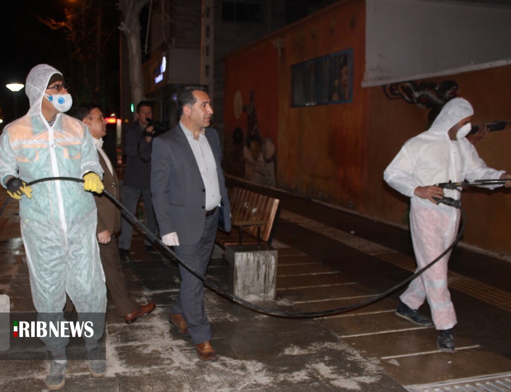 ضدعفونی شدن محیط زندان مهاباد ضدعفونی شدن محیط زندان مهاباد