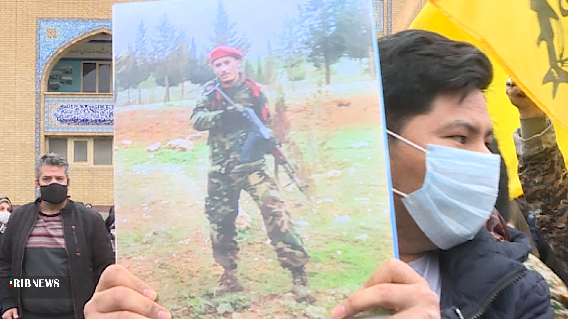 تشییع پیکر شهید مدافع حرم در پاکدشت تشییع پیکر شهید مدافع حرم در پاکدشت