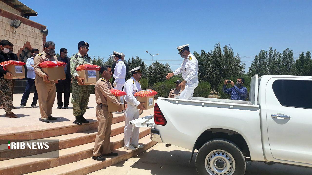 انجام پنجمین مرحله کمک مؤمنانه پایگاه دریایی ارتش