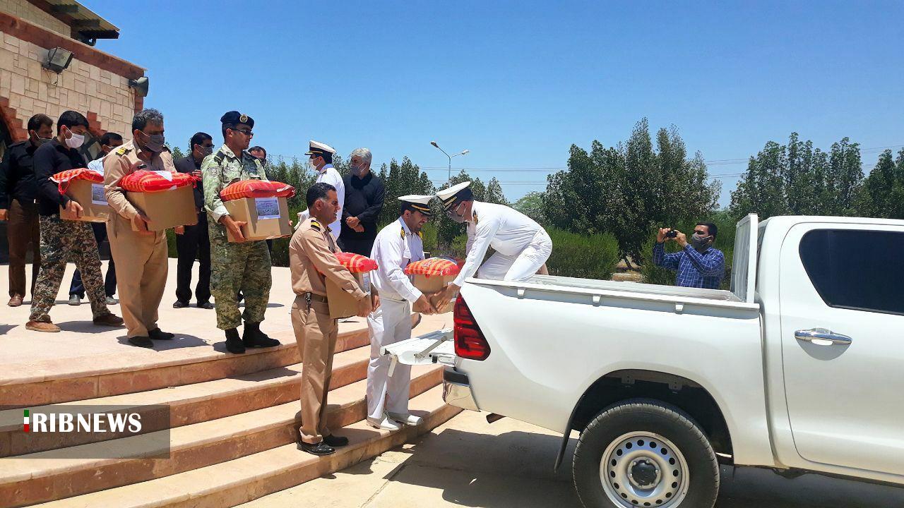 انجام پنجمین مرحله کمک مؤمنانه پایگاه دریایی ارتش