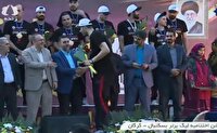 اهدای جام و جشن قهرمانی تیم شهرداری گرگان در لیگ برتر بسکتبال