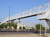 پل هوایی روبروی دانشگاه آزاد قزوین نظافت و محوطه سازی می خواهد