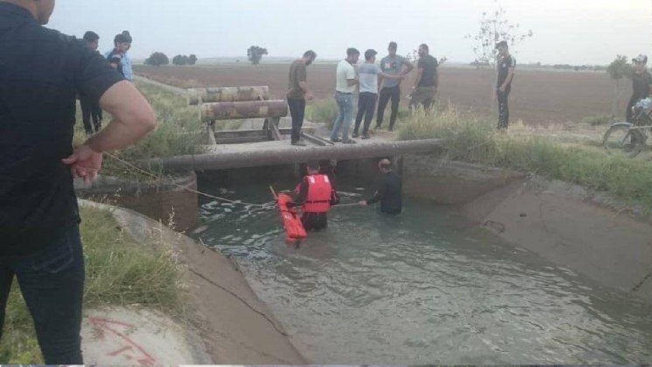 مرد ۴۰ ساله در کانال آب، جان باخت