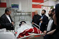 دیدار استاندار لرستان از مادر شهید محمد بیرانوند در خرم‌آباد