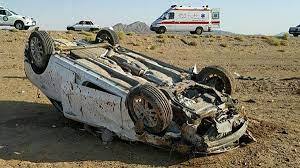 واژگونی خودروی سمند در لیکک حادثه آفرید