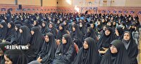 آیین گرامیداشت هفته پدافند غیرعامل در مدرسه آقا حسین بن علی (ع)