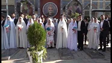 ازدواج آسان ۱۵۵ زوج دانشجو در جوار شهدای کرمان
