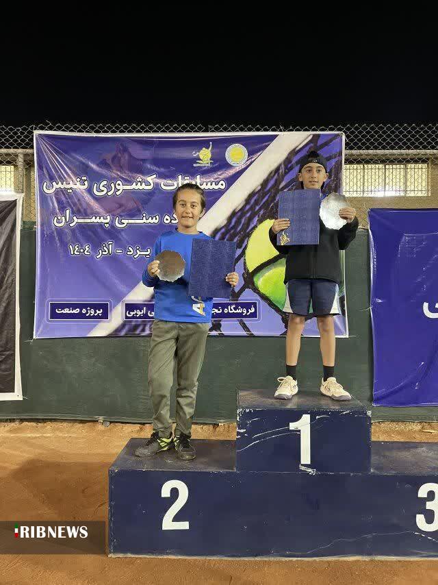 تنیسور اسکویی نایب‌قهرمان مسابقات کشور