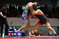 نایب قهرمانی محمد قمرپور در کشتی آزاد