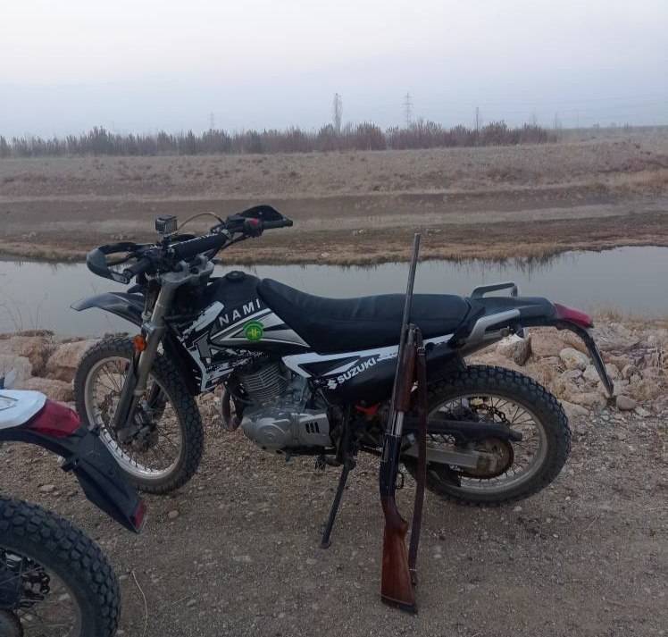دستگیری شکارچی غیرمجاز در منطقه حفاظت‌شده گدار