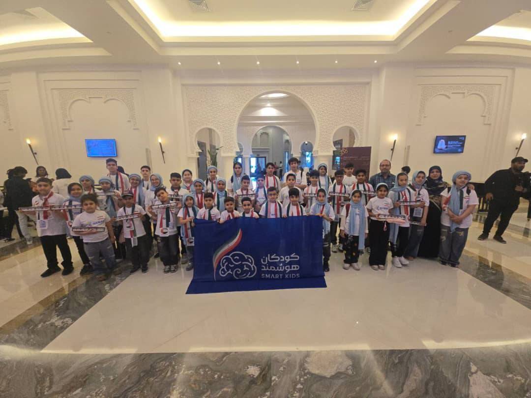 مدال طلایی تیم محاسبات ذهنی با چرتکه ایران با حضور یک گلستانی