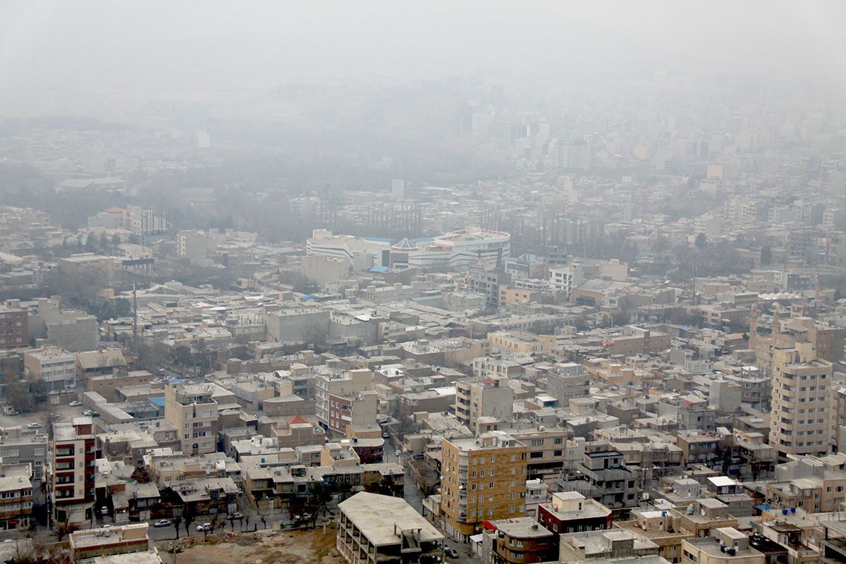 هشدار نارنجی آلودگی هوا برای برخی از شهر‌های آذربایجان‌غربی